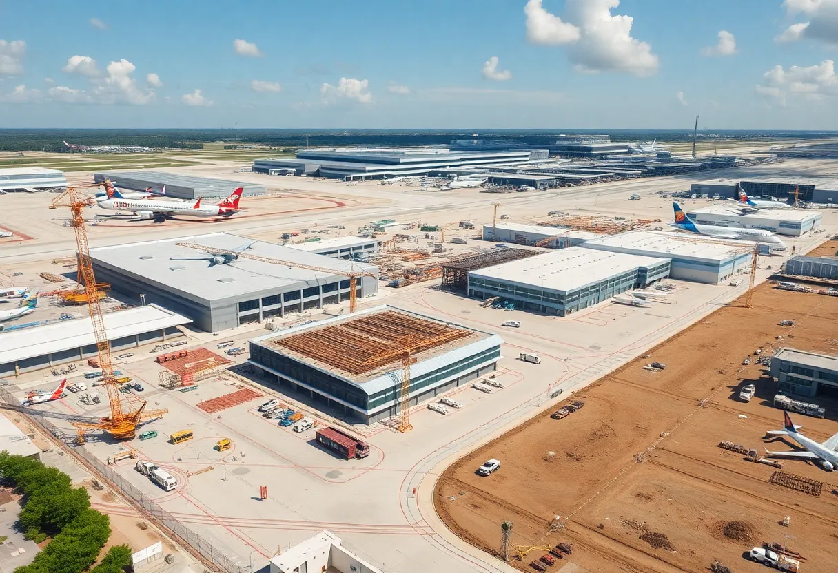 Expanding terminal area at Northwest Florida Beaches International Airport