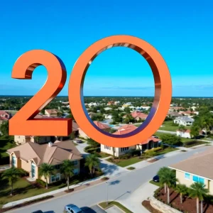 Celebration in Ave Maria community with families enjoying parks and homes.