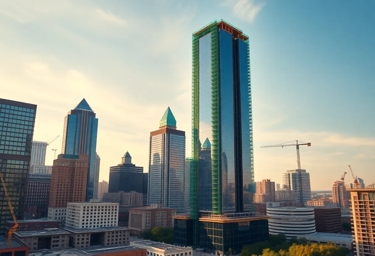 Rendering of the new 40-story skyscraper in downtown Atlanta