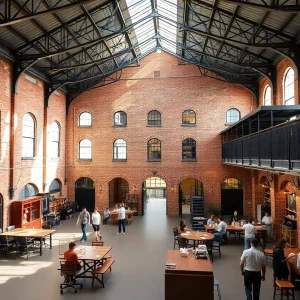 Historic warehouse in Savannah after renovation